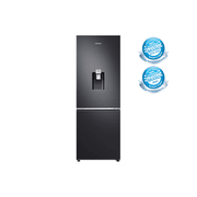 307L Bottom Mount Fridge All Around Cooling Matte Black gallery detail image