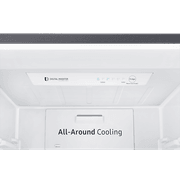 307L Bottom Mount Fridge All Around Cooling Matte Black gallery detail image