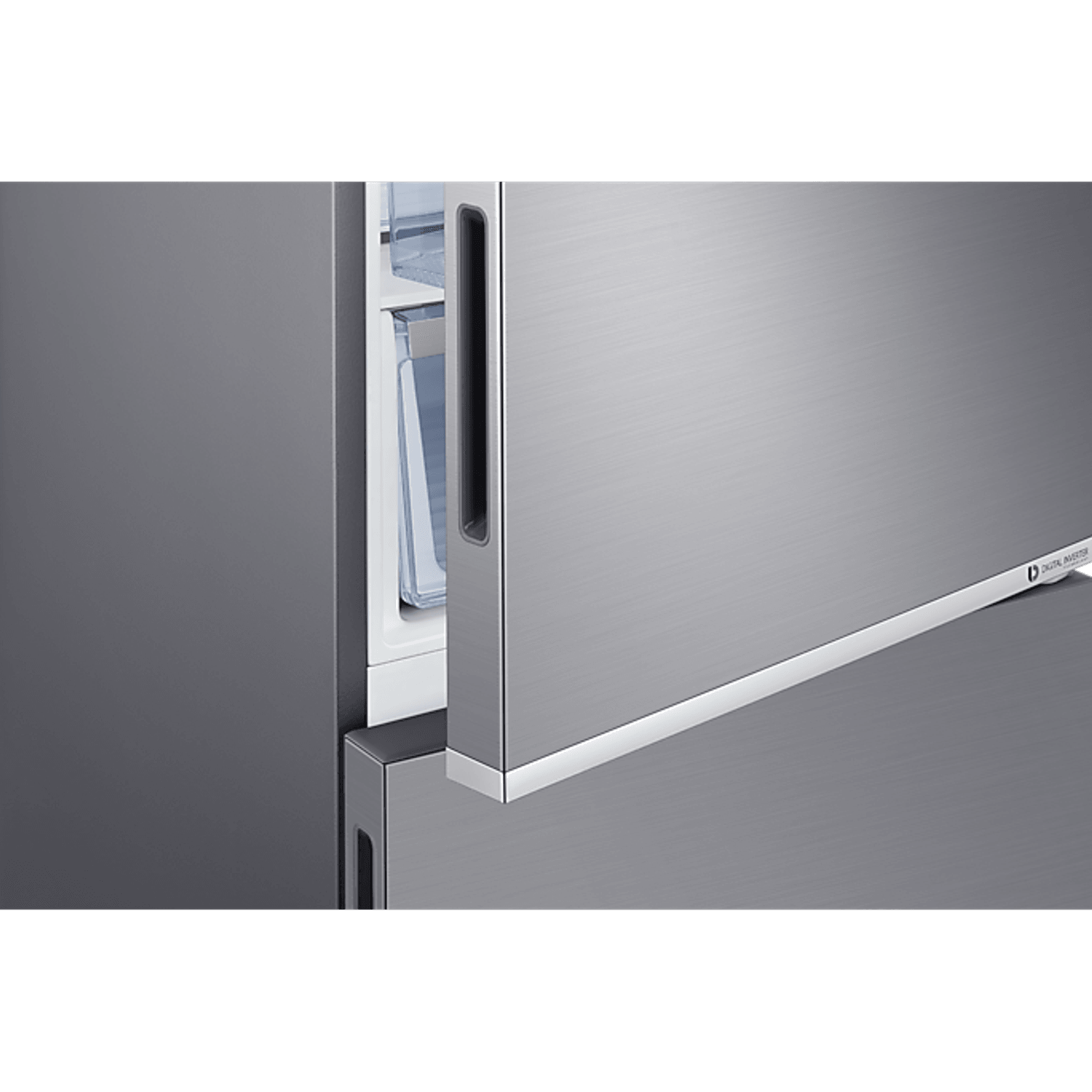 310L Bottom Mount Fridge All Around Cooling Elegant Inox gallery detail image