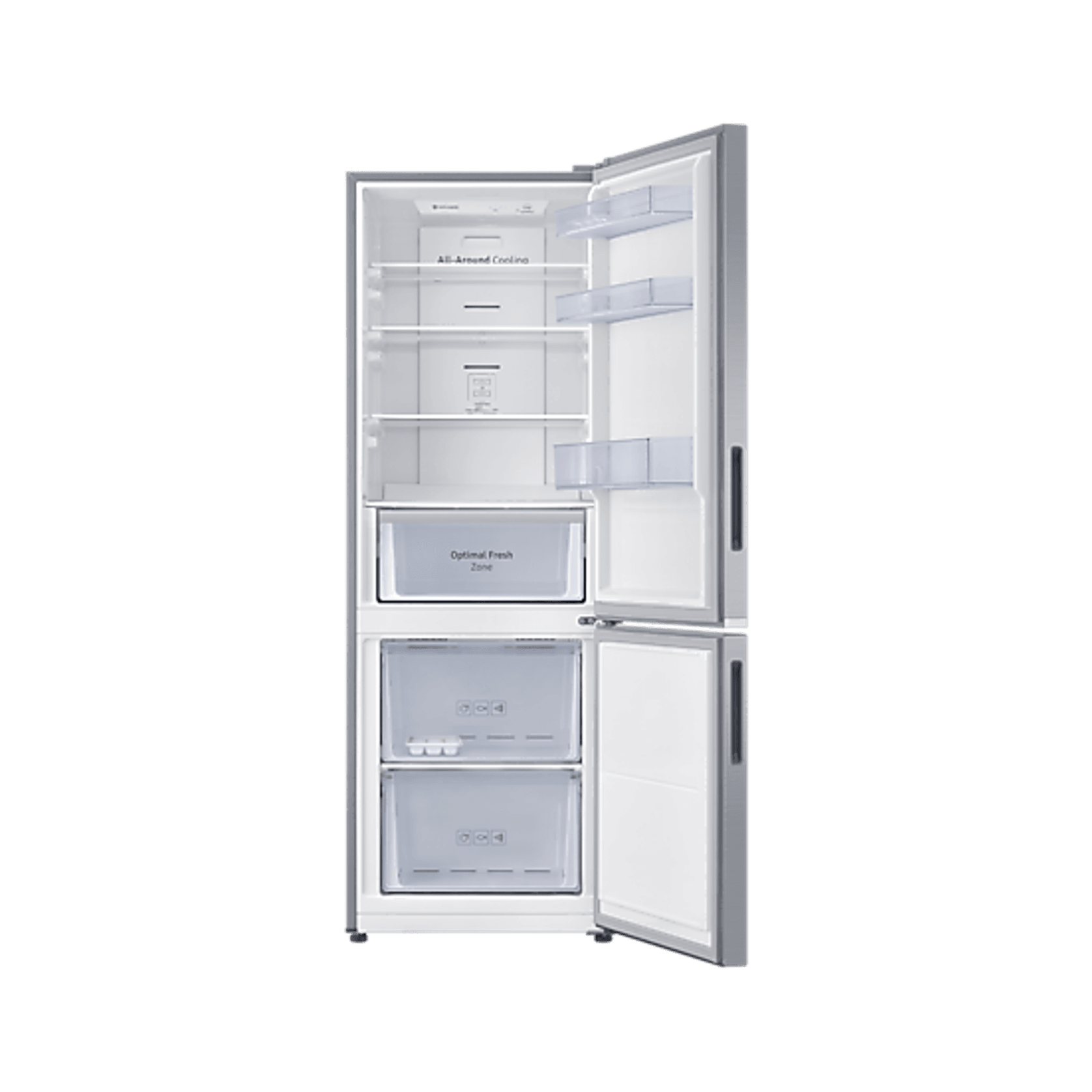 310L Bottom Mount Fridge All Around Cooling Elegant Inox gallery detail image
