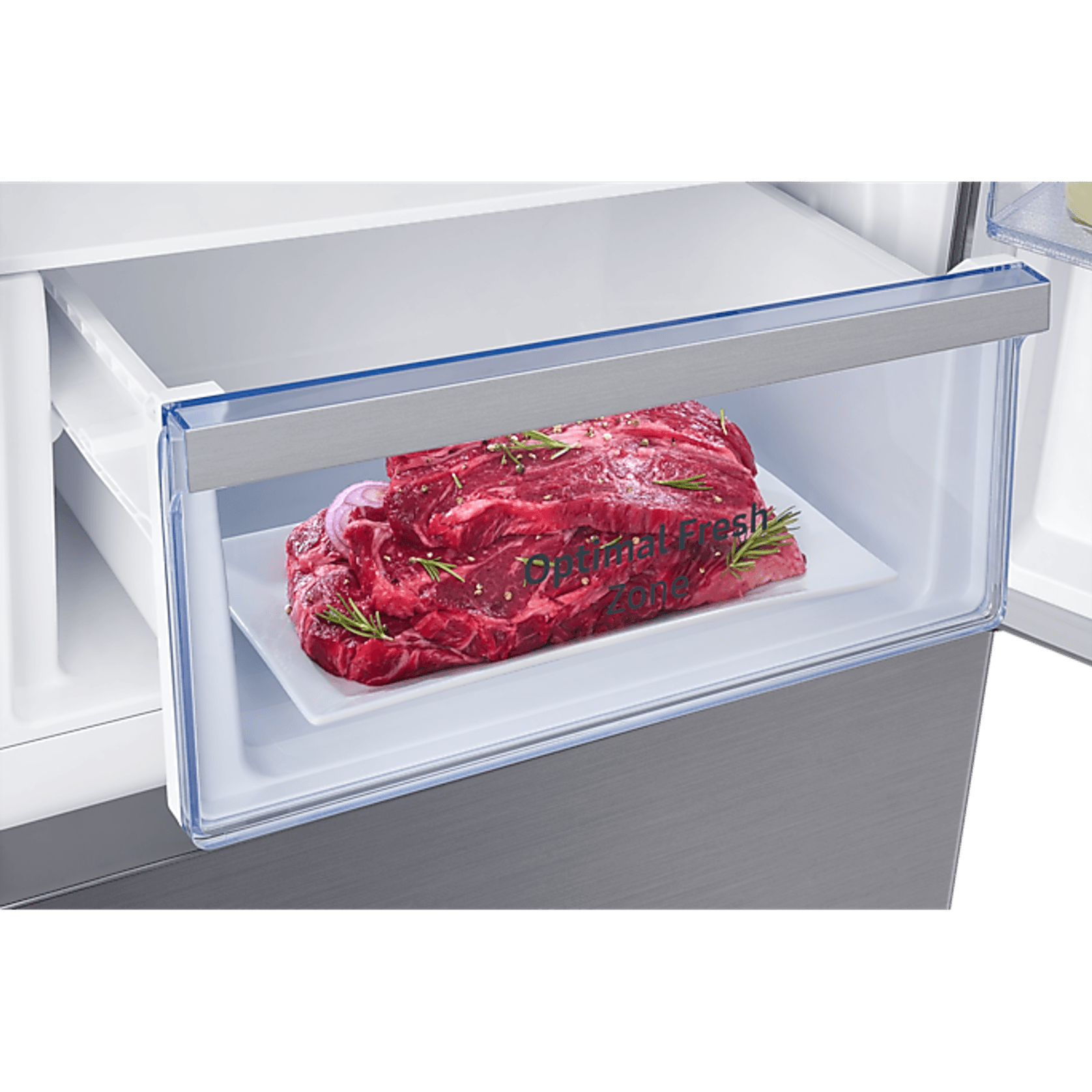 310L Bottom Mount Fridge All Around Cooling Snow White gallery detail image