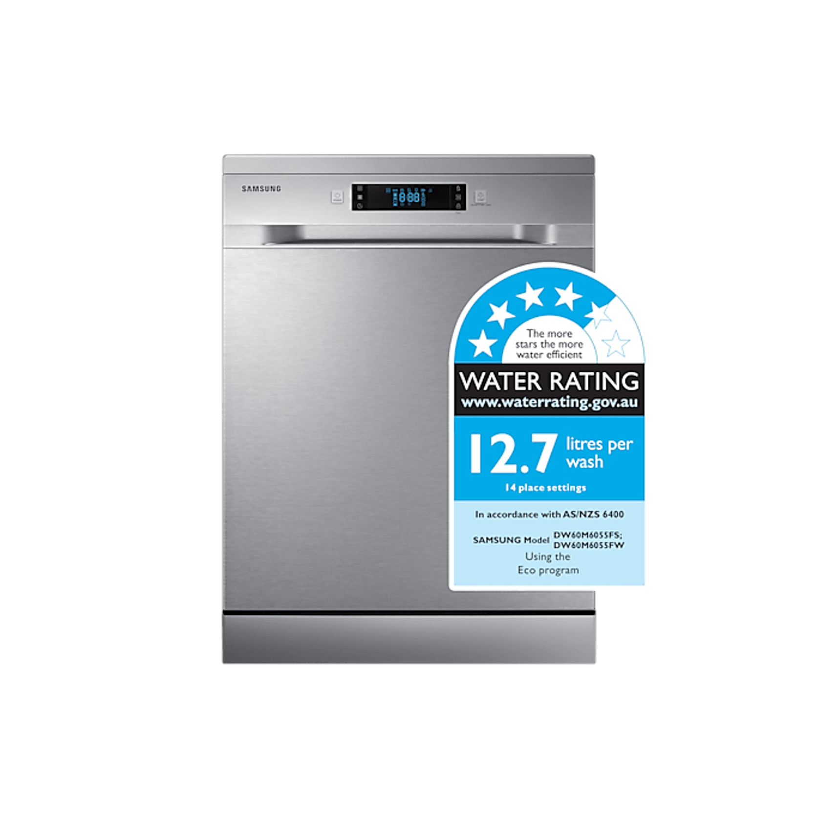 60cm Stainless Steel Dishwasher 14 Place Setting gallery detail image