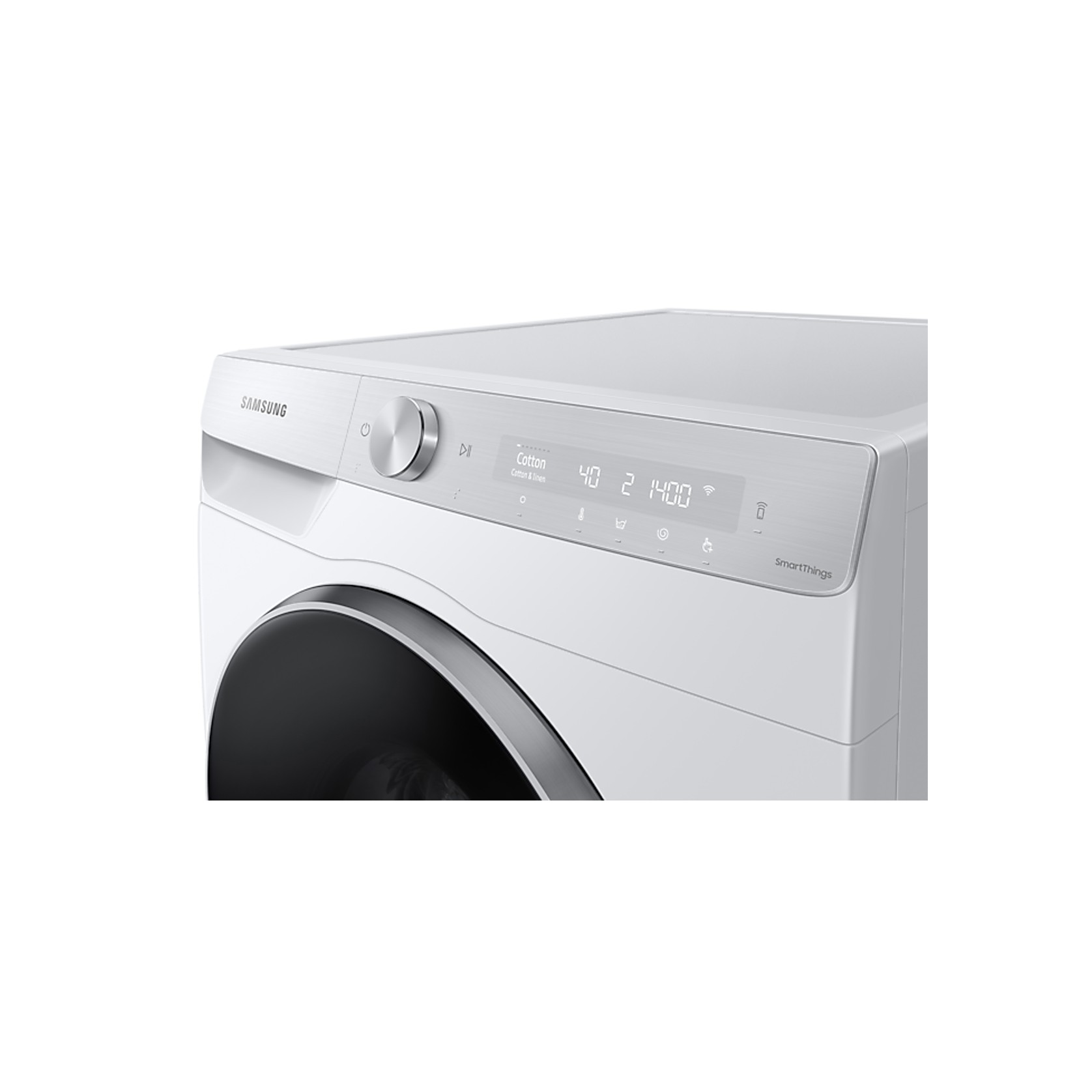12kg BubbleWash™ Smart Front Load Washer (White) gallery detail image