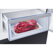 310L Bottom Mount Fridge All Around Cooling Matte Black gallery detail image