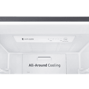 310L Bottom Mount Fridge All Around Cooling Matte Black gallery detail image