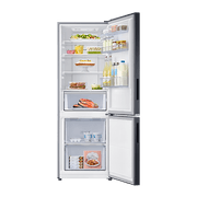 310L Bottom Mount Fridge All Around Cooling Matte Black gallery detail image