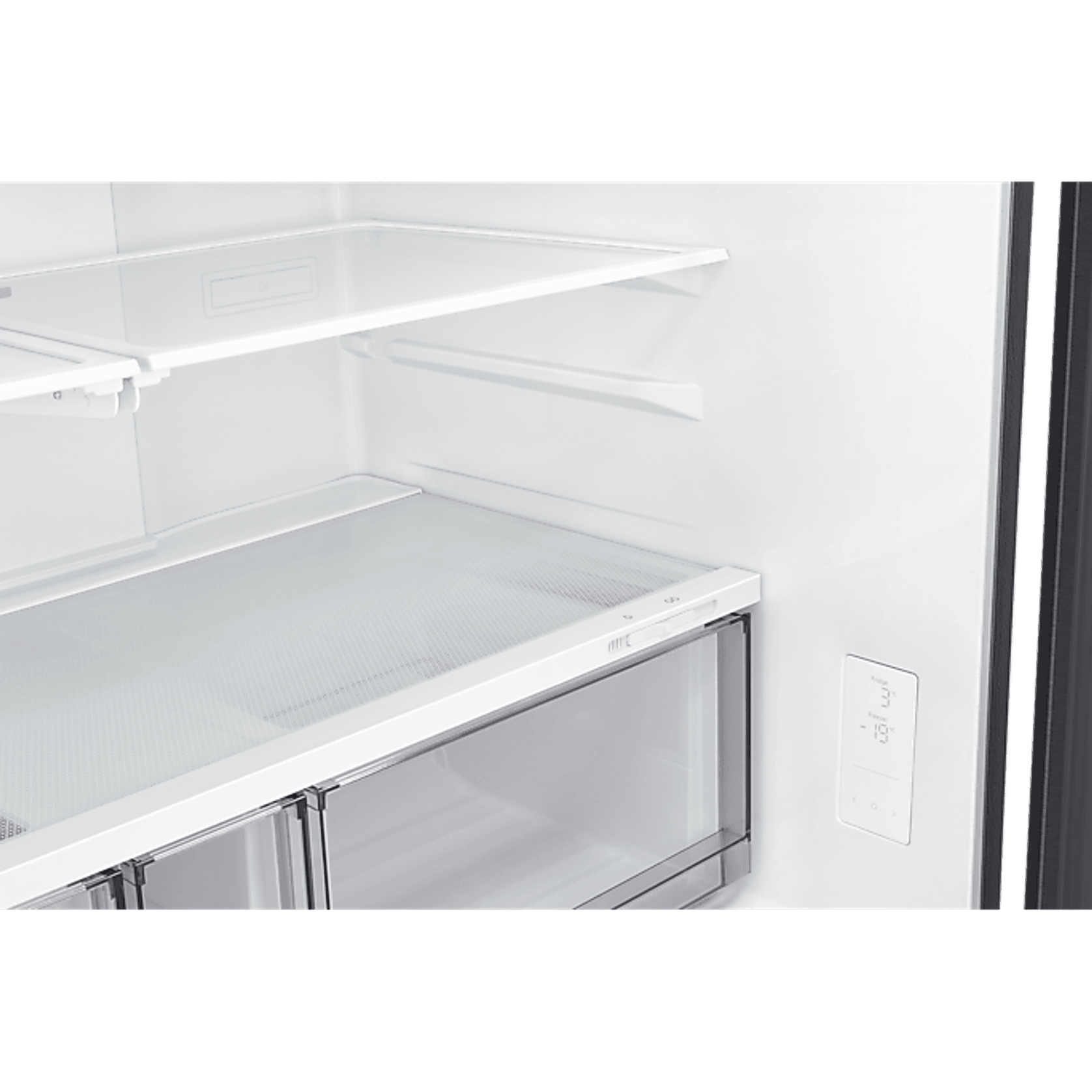 649L French Door Fridge Matte Black gallery detail image