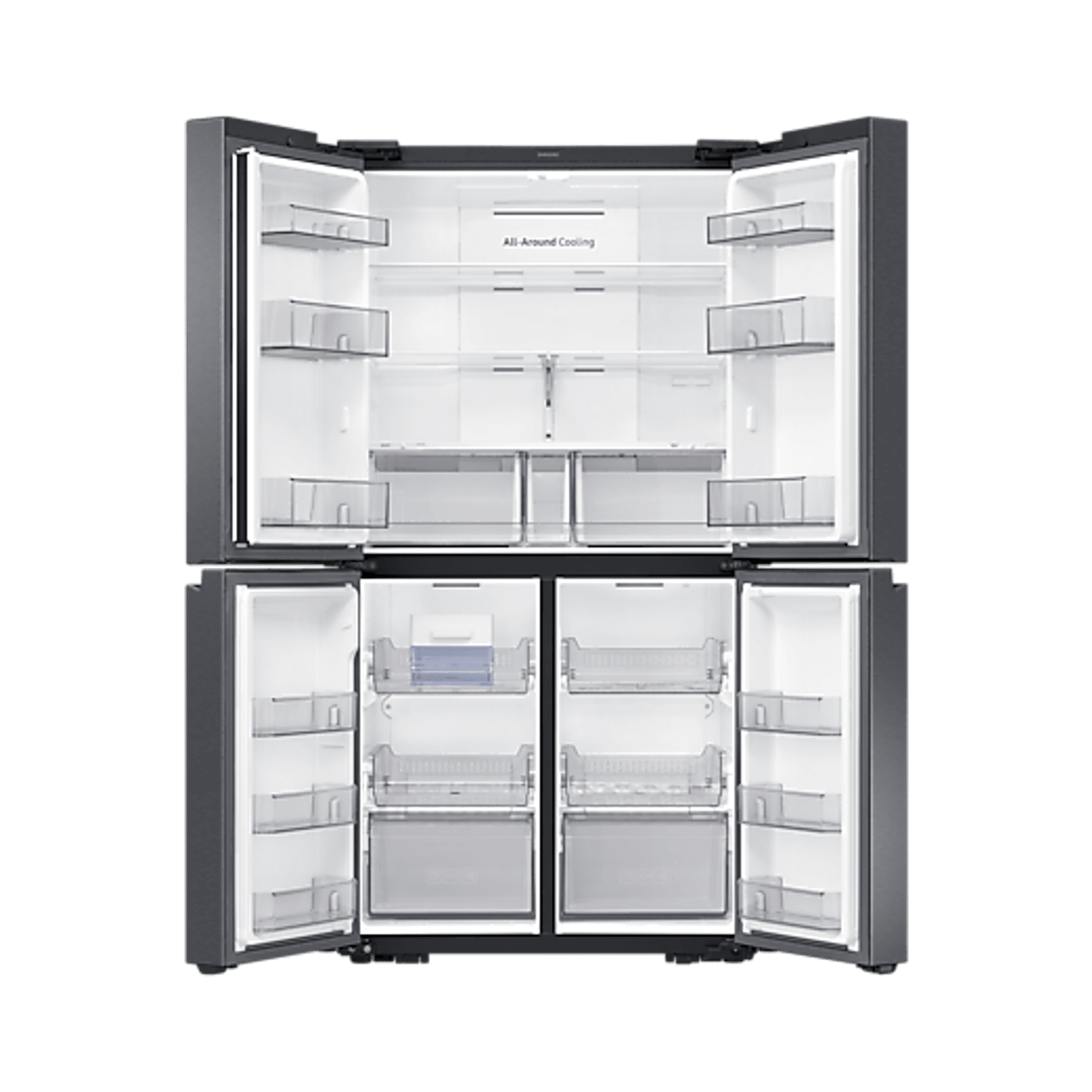 649L French Door Fridge Matte Black gallery detail image