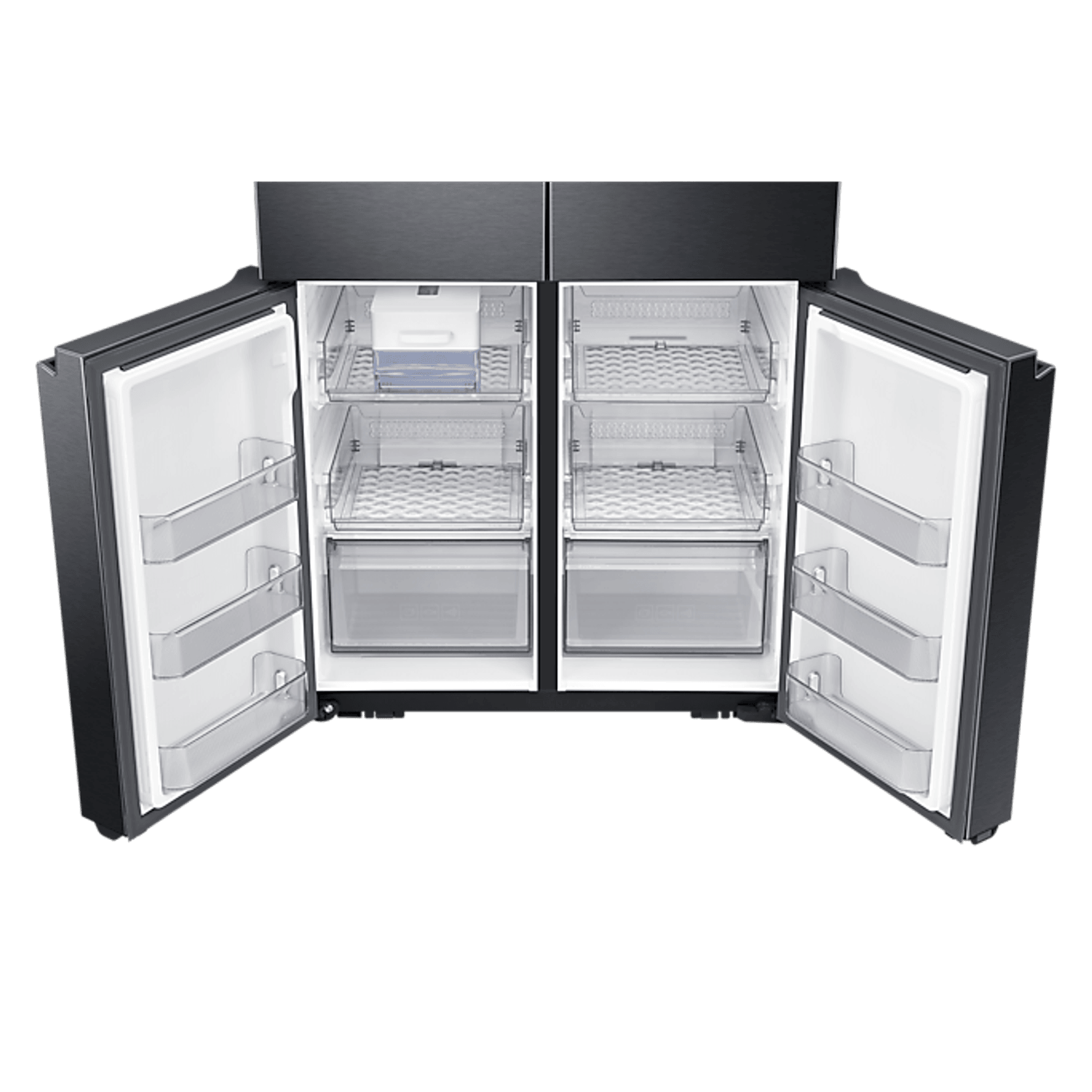 649L French Door Fridge Matte Black gallery detail image