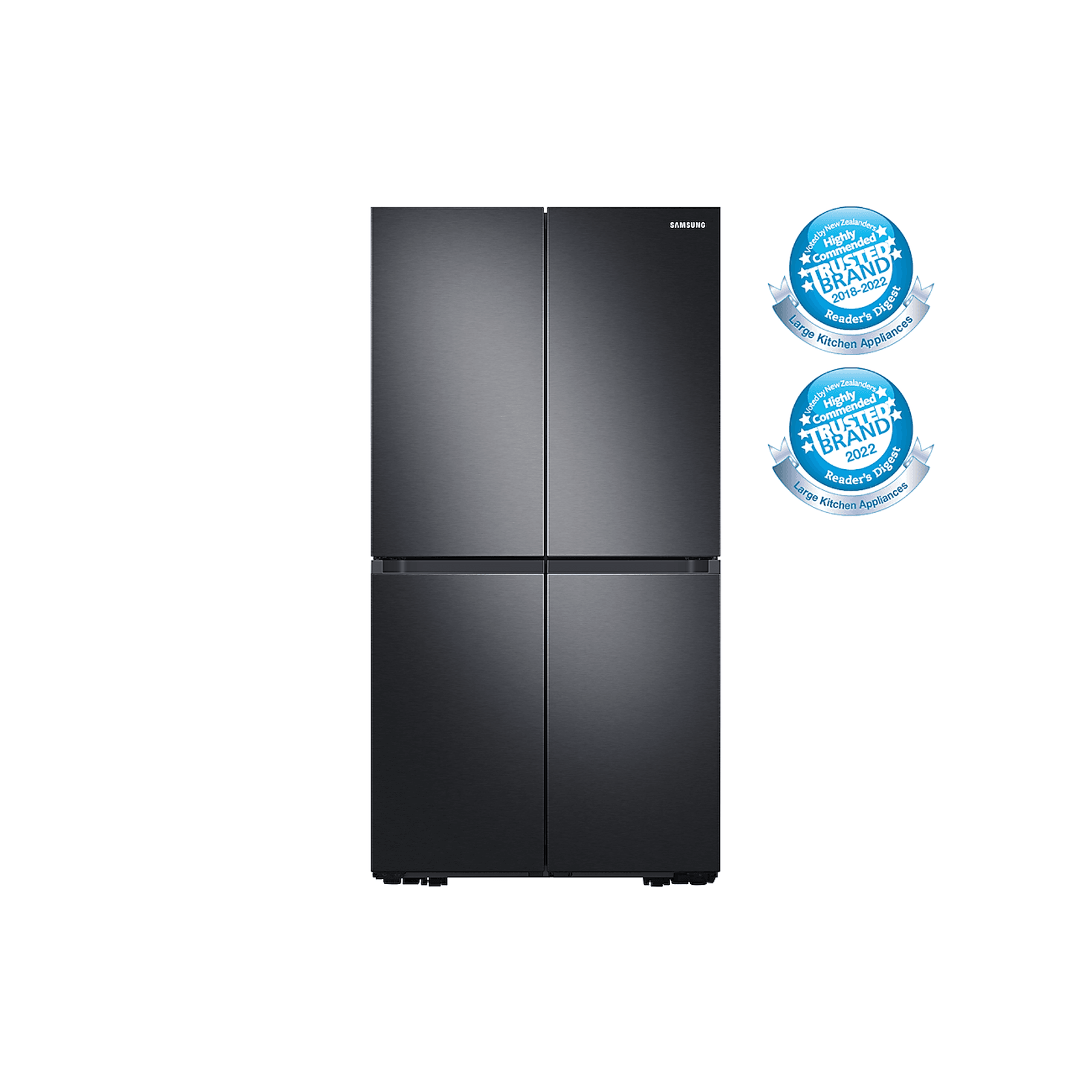 649L French Door Fridge Matte Black gallery detail image