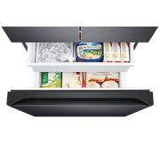 495L French Door Refrigerator Matte Black gallery detail image