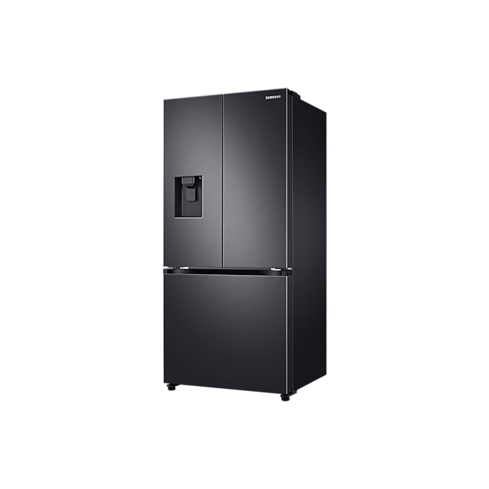 495L French Door Refrigerator Matte Black gallery detail image
