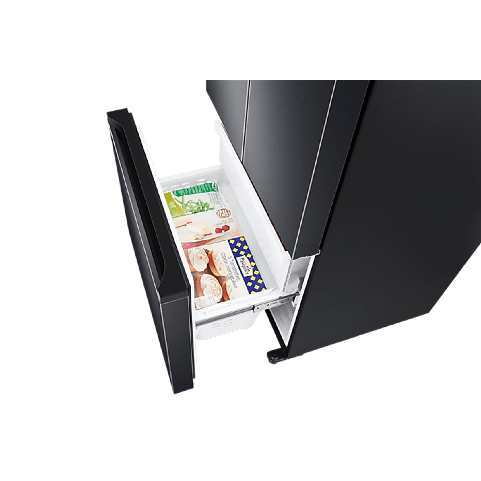 495L French Door Refrigerator Matte Black gallery detail image