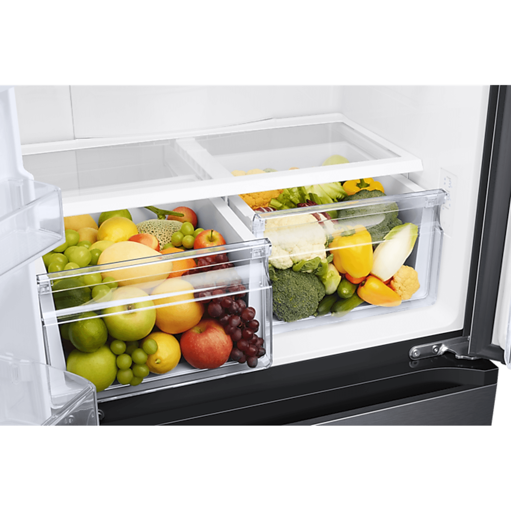 495L French Door Refrigerator Matte Black gallery detail image