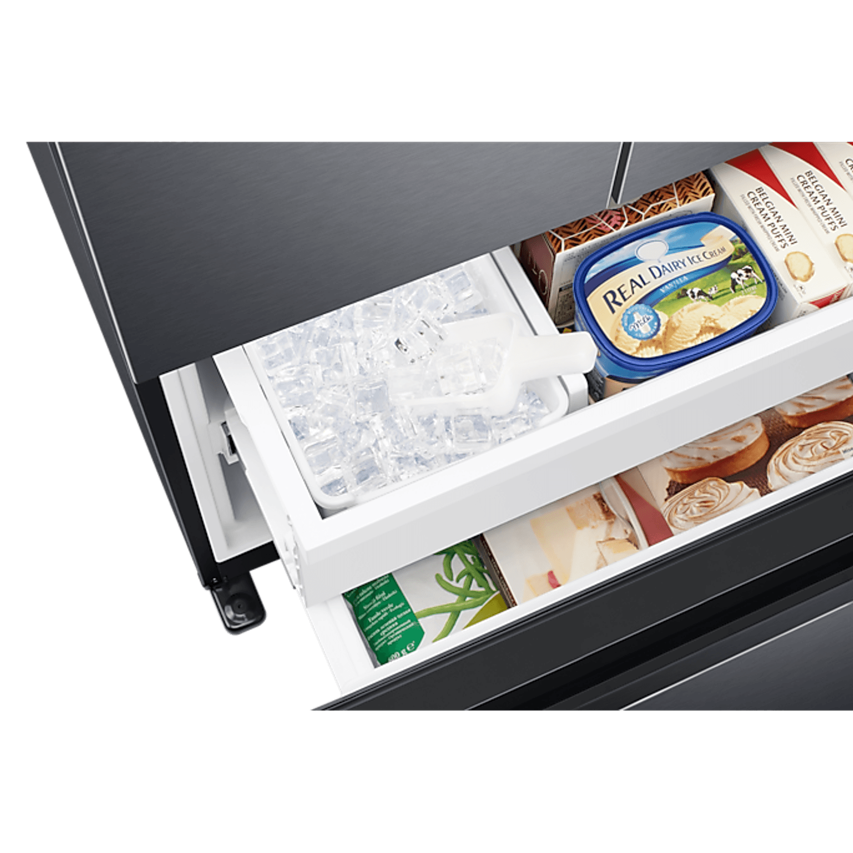 495L French Door Refrigerator Matte Black gallery detail image