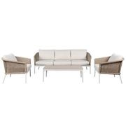 Ohope 4pc Rattan Outdoor Lounge Set gallery detail image