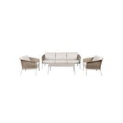 Ohope 4pc Rattan Outdoor Lounge Set gallery detail image