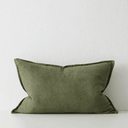 Weave Home Fiore Cushion - Olive | Square and Lumbar gallery detail image