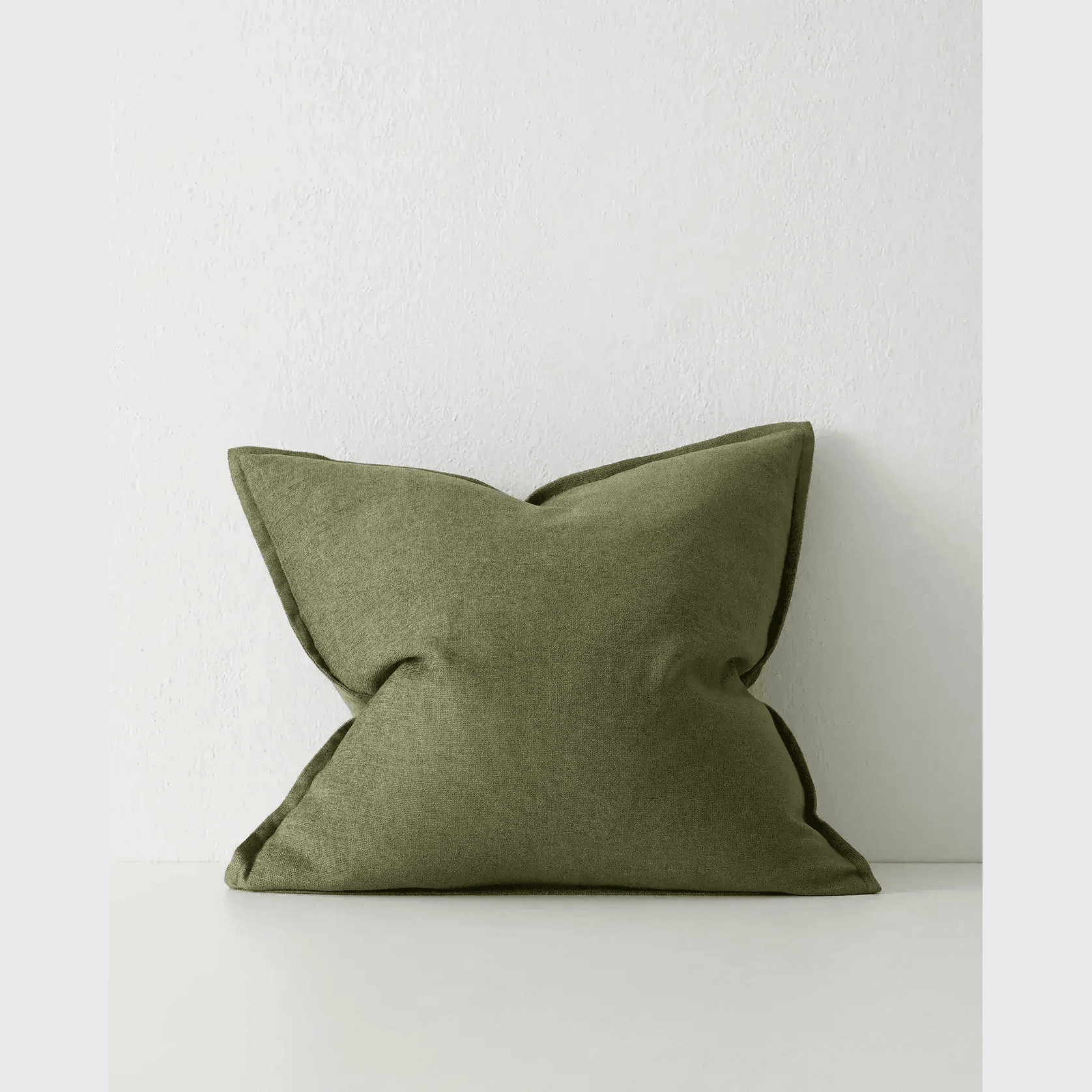 Weave Home Fiore Cushion - Olive | Square and Lumbar gallery detail image