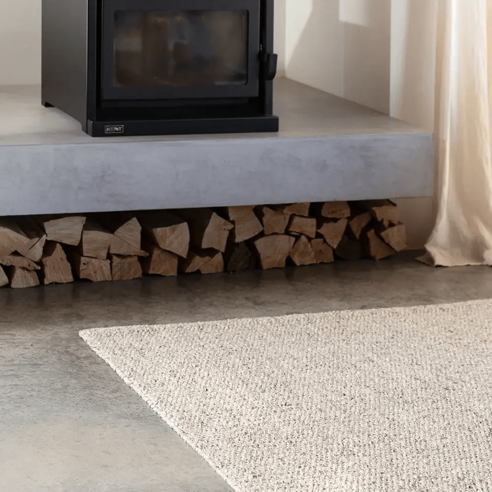 Baya Omaha Handwoven Rug - Pebble gallery detail image