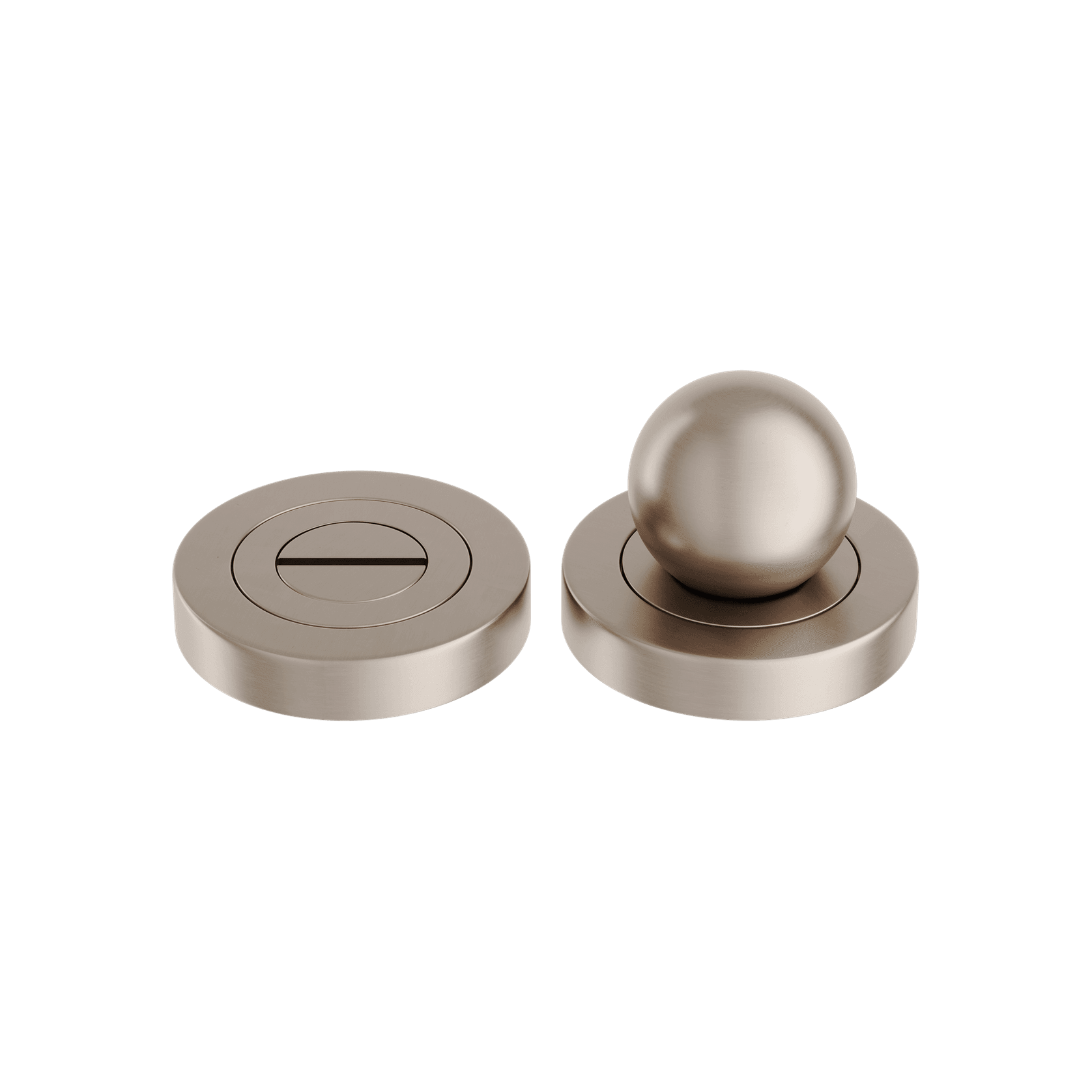Puerto Privacy Turn - Round | Satin Nickel gallery detail image