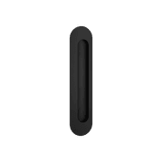 Puerto Flush Pull | Matt Black gallery detail image