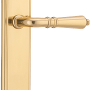 Sarlat Lever - Stepped Backplate | Polished Brass gallery detail image