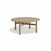 Nordica Coffee Table - Round Solid Oak 96 diam gallery detail image