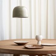 Ceramic Pendant Bell Light Large gallery detail image