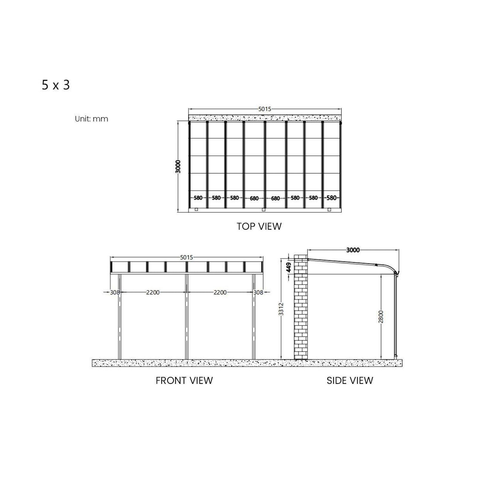 Country Wall Mounted Patio Cover Collection gallery detail image