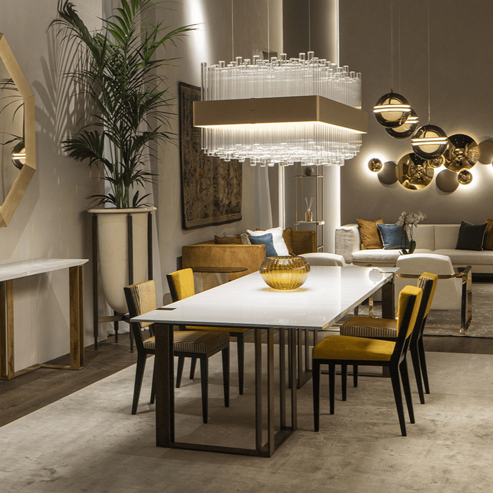 Black and Gold Dining Table ArchiPro AU
