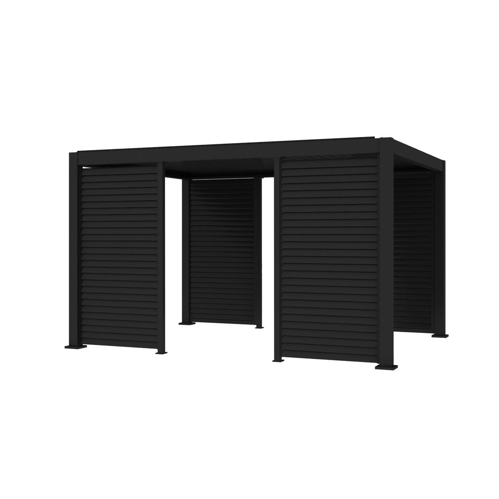 Atlantic & Caribbean Freestanding Pergola Shutter Wall gallery detail image