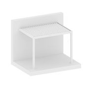 Baltic Manual Wall Mounted Louvre Roof Aluminium Pergola gallery detail image