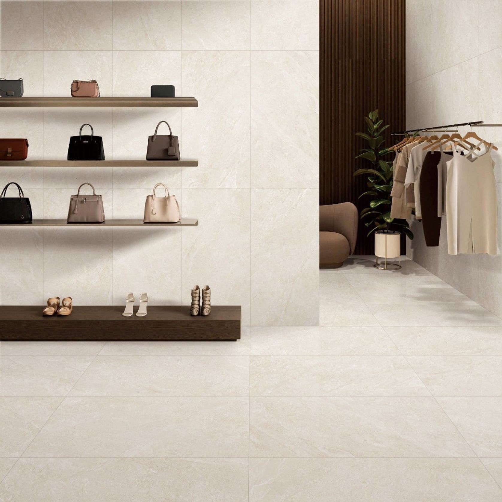 Primal Floor & Wall Tiles | 600x1200x9.5 | Sand gallery detail image