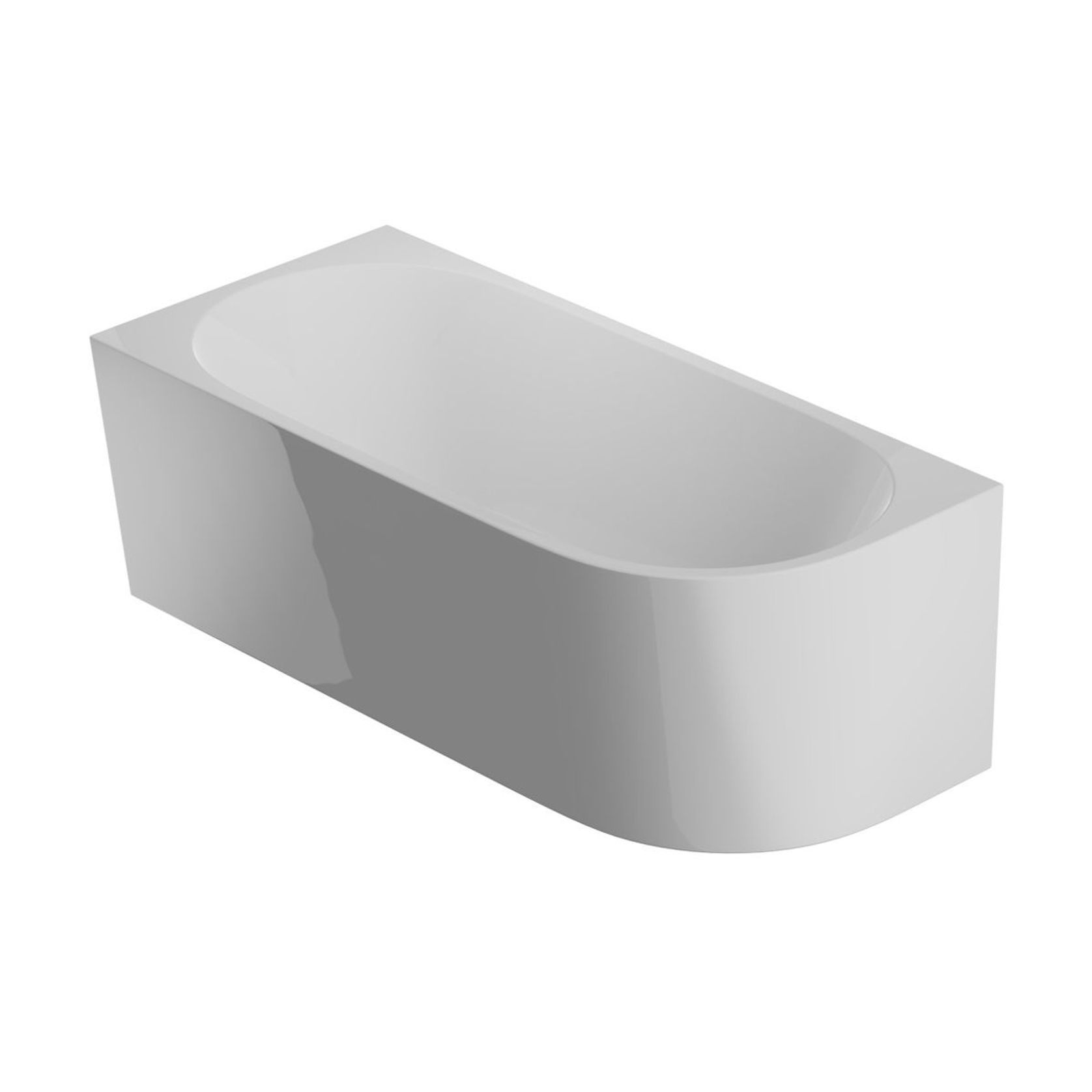 Tondo 1600 Left Corner Back To Wall Bath gallery detail image