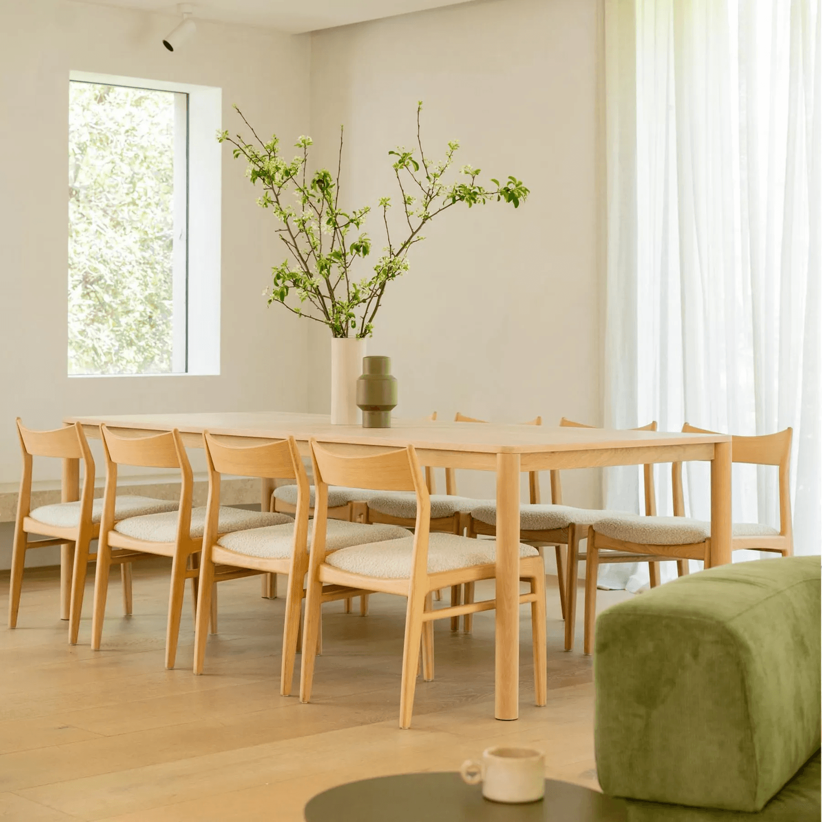 Pure Dining Table 200cm - Oak gallery detail image