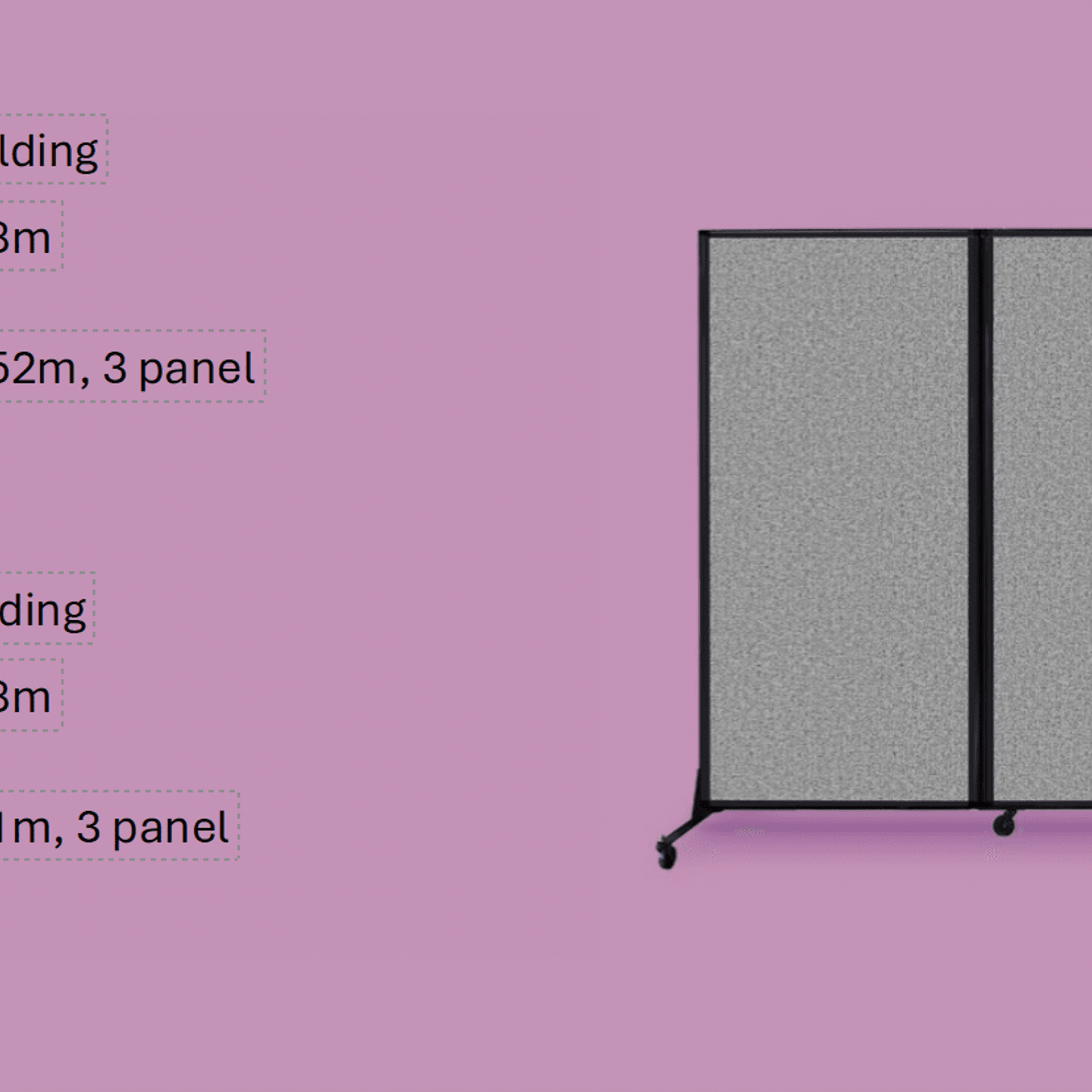 QuickWall Folding Portable Partition gallery detail image