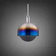 Forked Shade and Globe Pendant gallery detail image