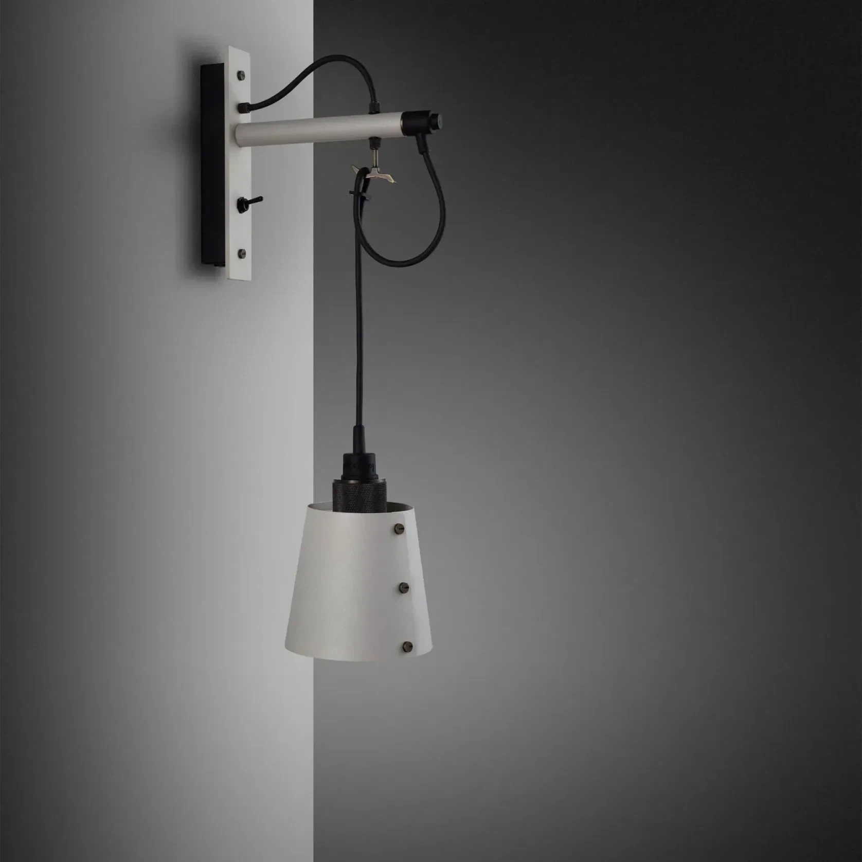 Hooked Wall Light with Shade gallery detail image