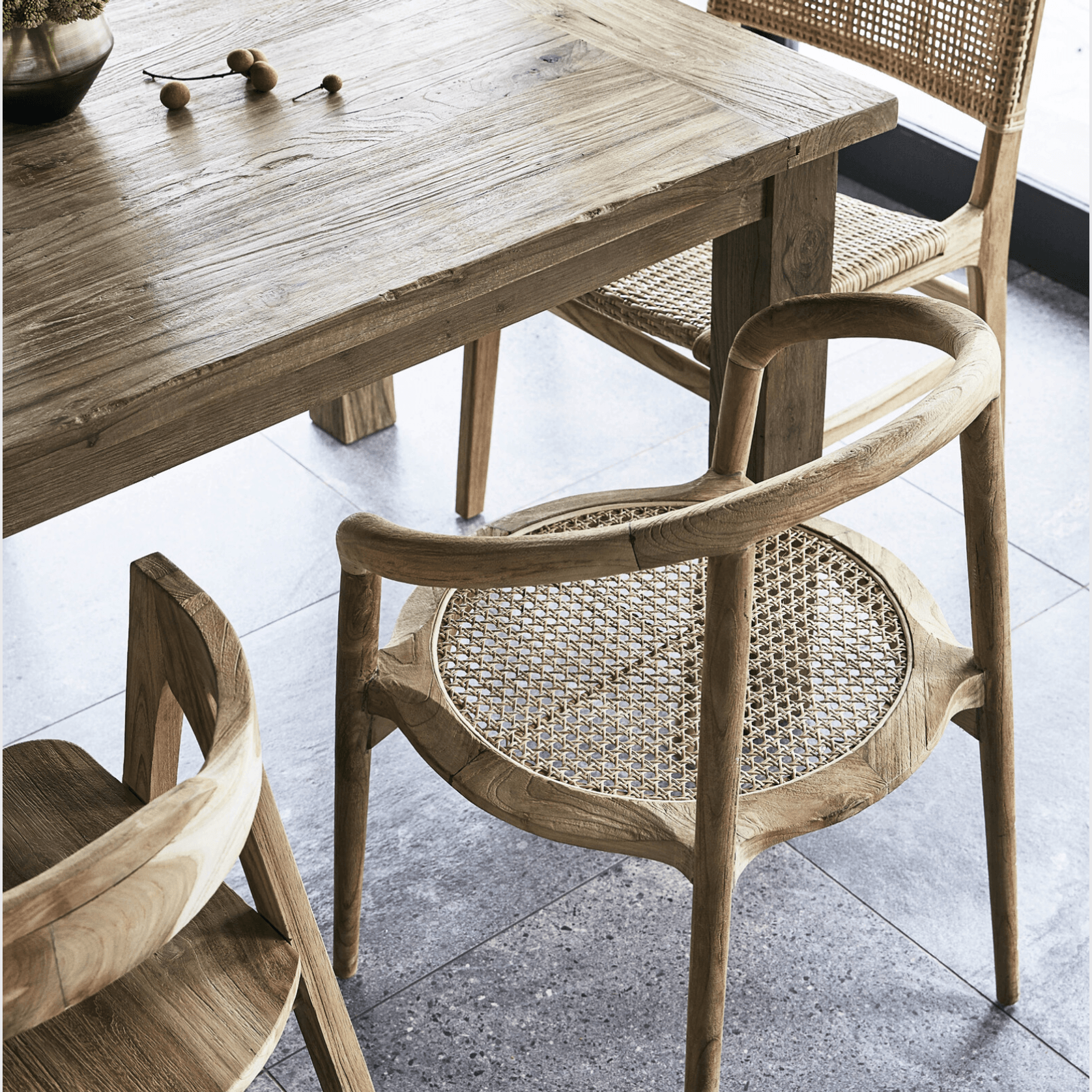 Ridha Teak Dining Table gallery detail image