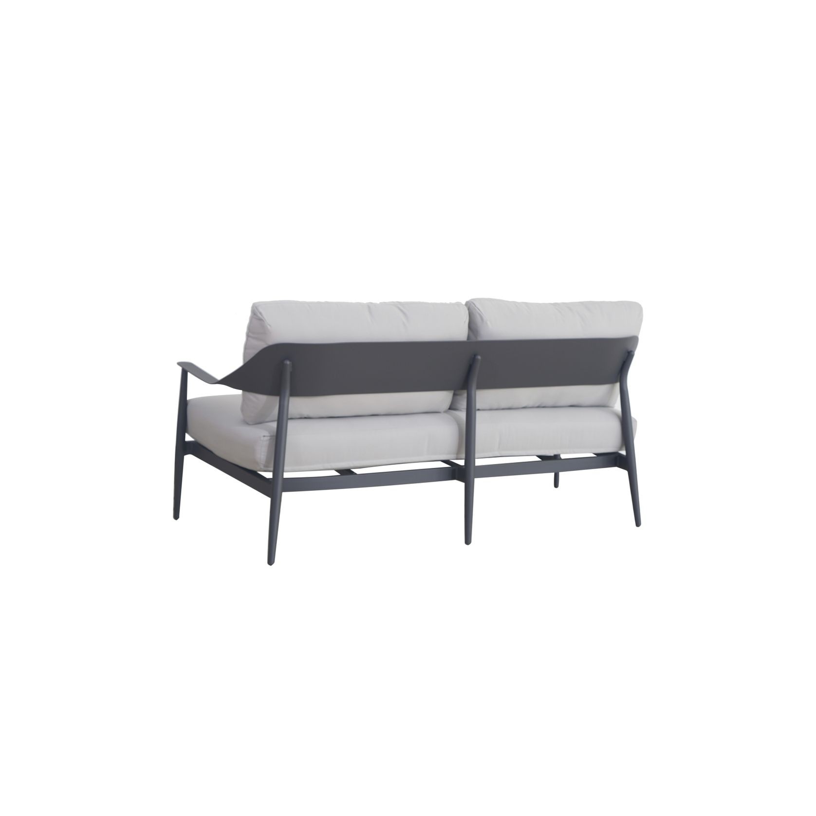 Rio 4pc Aluminium Outdoor Lounge Set | Gunmetal gallery detail image