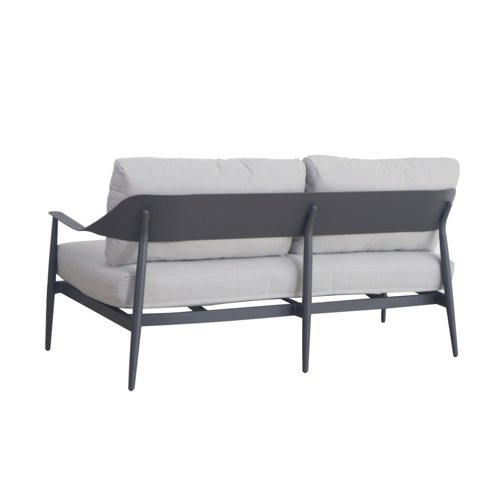 Rio 4pc Aluminium Outdoor Lounge Set | Gunmetal gallery detail image