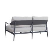 Rio 4pc Aluminium Outdoor Lounge Set | Gunmetal gallery detail image