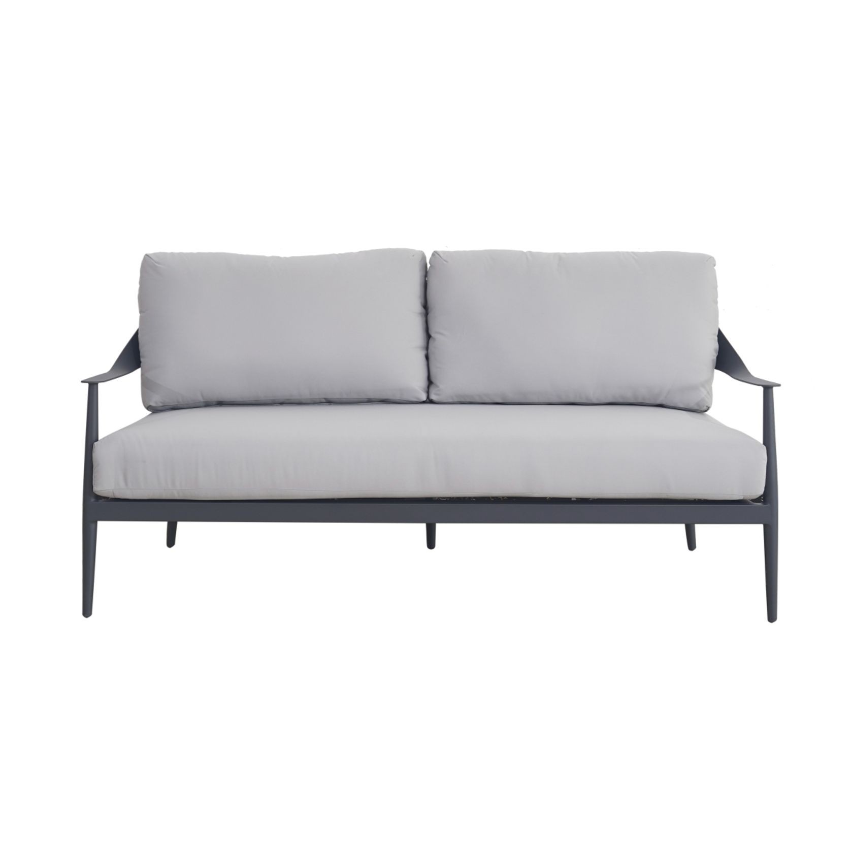 Rio 4pc Aluminium Outdoor Lounge Set | Gunmetal gallery detail image