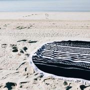 Round Beach Towel/Picnic Blanket - Oceans gallery detail image