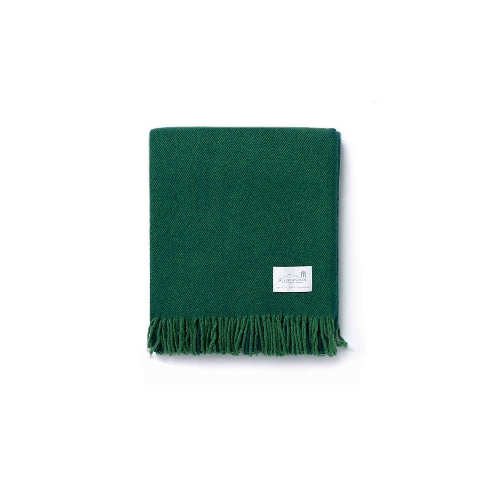 Ruanui Station Lambswool Throw -  Goudies Green gallery detail image