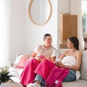 Ruanui Station Lambswool Throw -  Puketero Pink gallery detail image