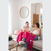 Ruanui Station Lambswool Throw -  Puketero Pink gallery detail image