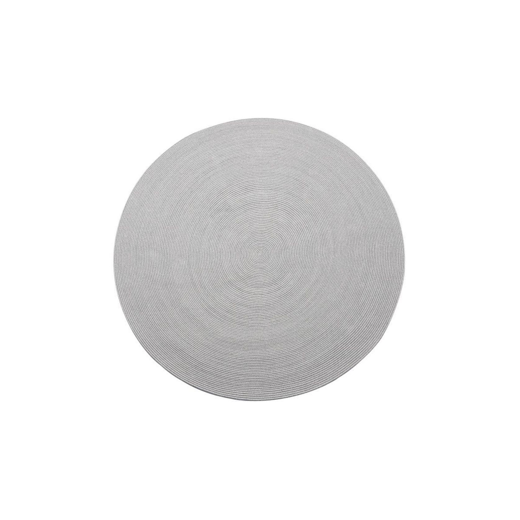 Round Outdoor Rug - Light Grey gallery detail image