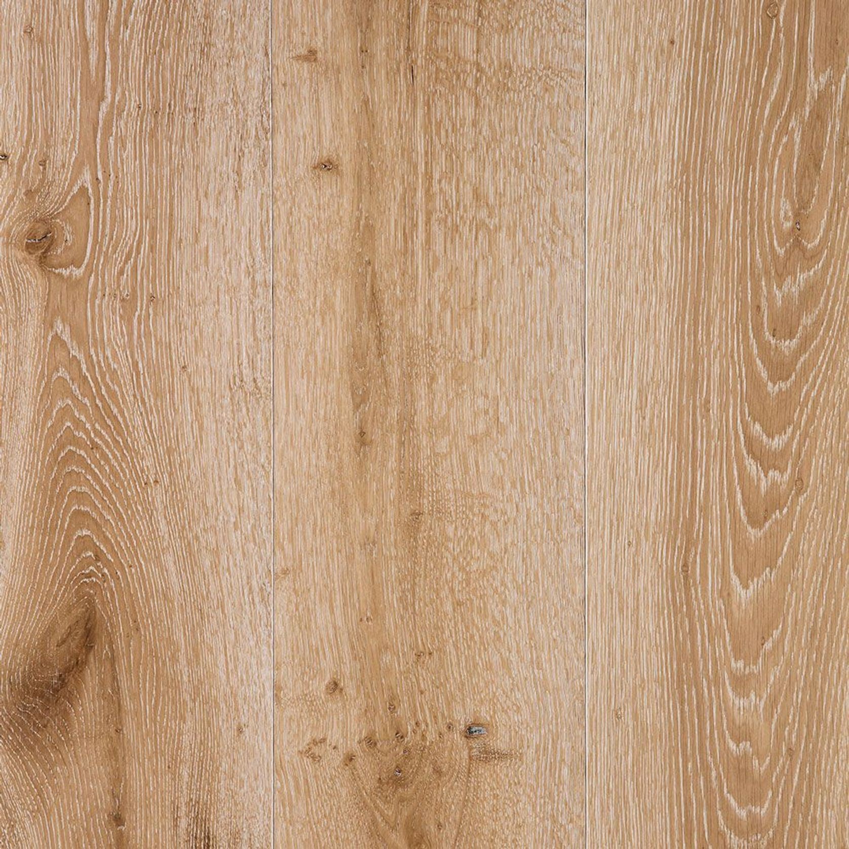 SATU "White Smoked" European Oak Engineered Floorboards gallery detail image
